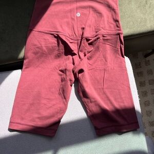 lululemon athletica Cranberry High-Rise long biker shorts